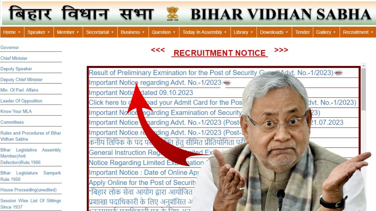 Bihar Karyalay Parichari Recruitment 2024