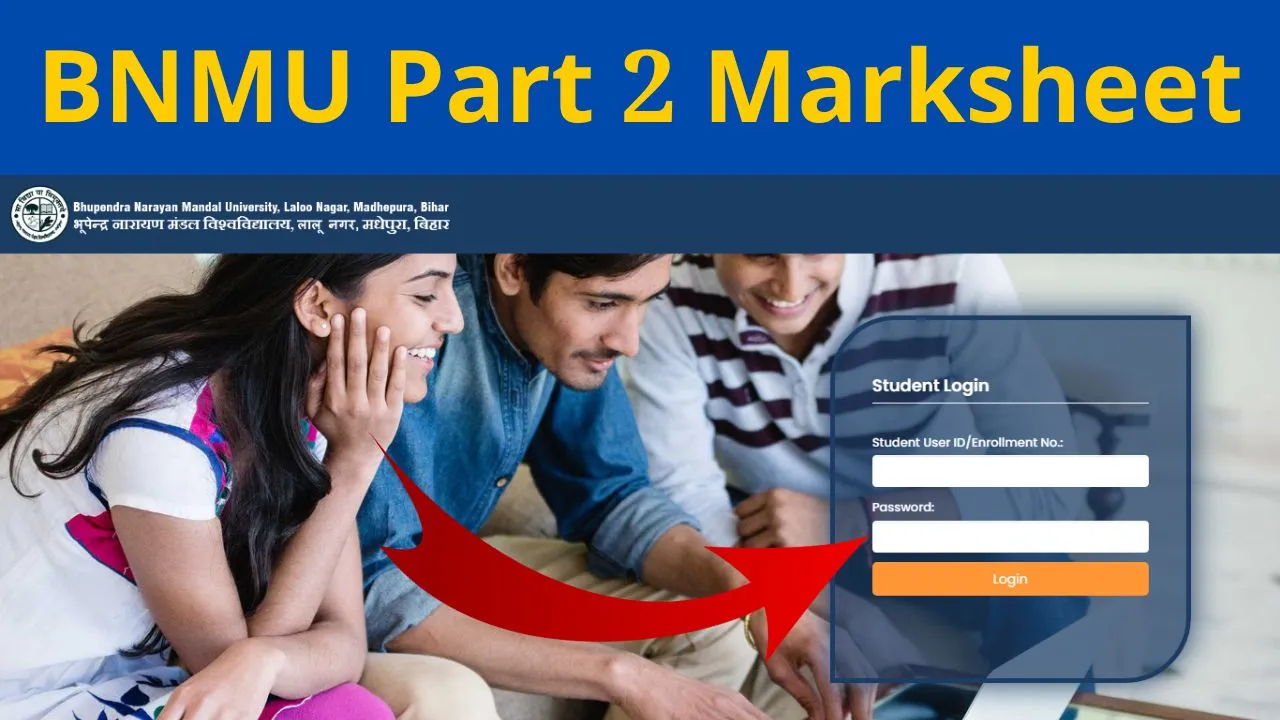 BNMU Part 2 Marksheet 2021-24 PDF Download BNMU Part 2 Marksheet 2023 Link Active
